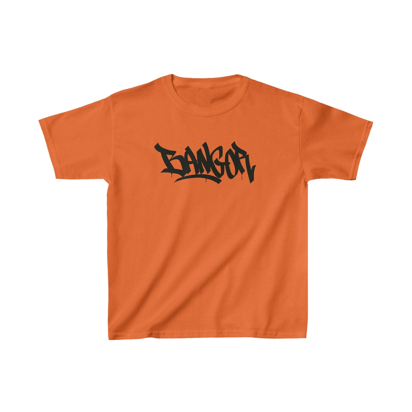 Kids Bangor Black Letter T-Shirt