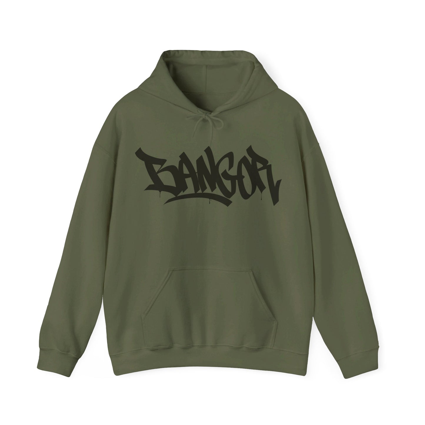 Bangor Black Letter Hoodie