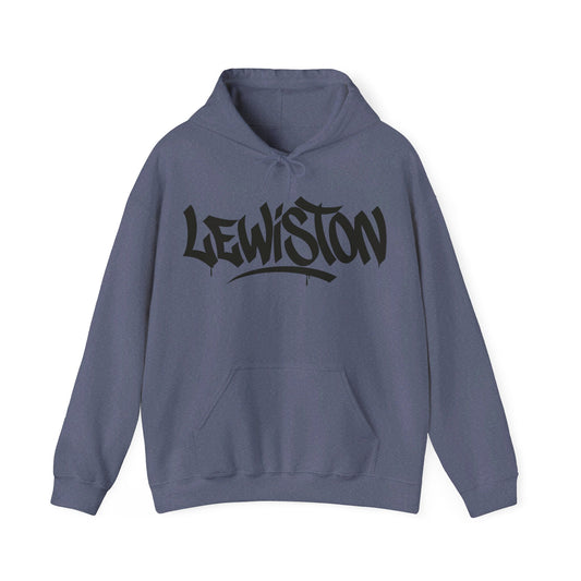 Lewiston Black Letter Hoodie