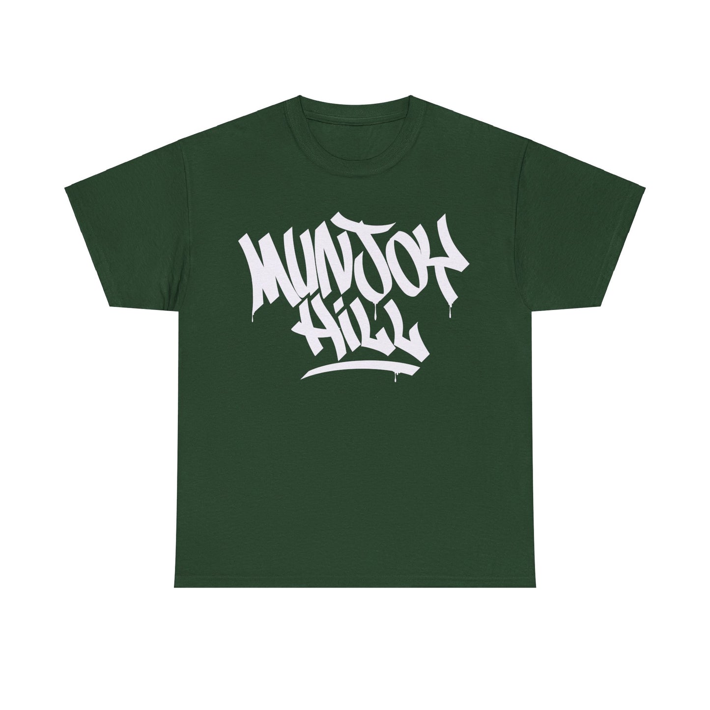 Munjoy Hill White Letter T-Shirt