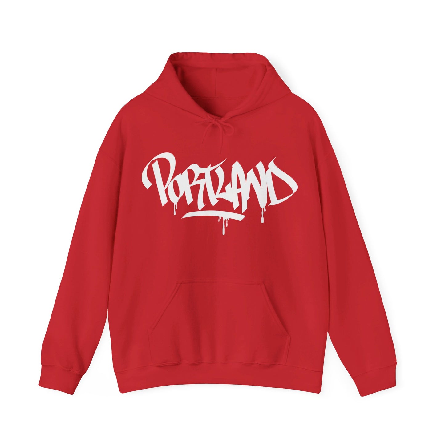 Portland White Letter Hoodie