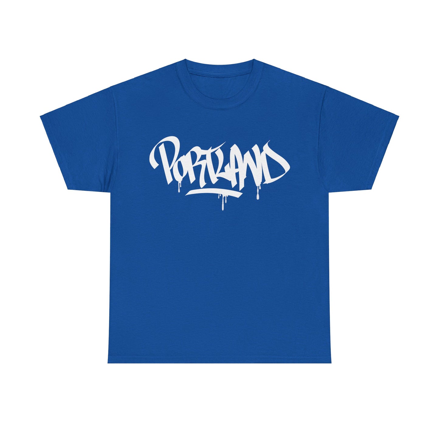 Portland White Letter Tee