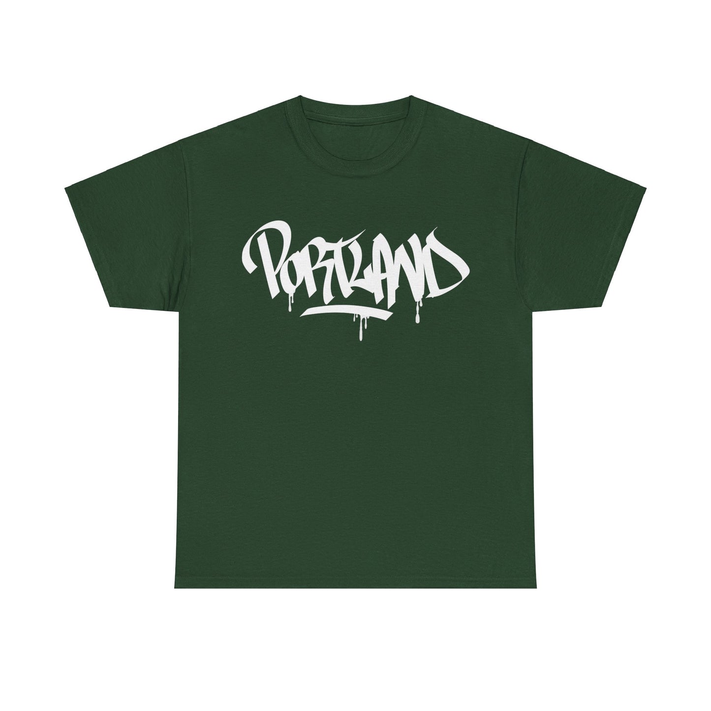 Portland White Letter Tee