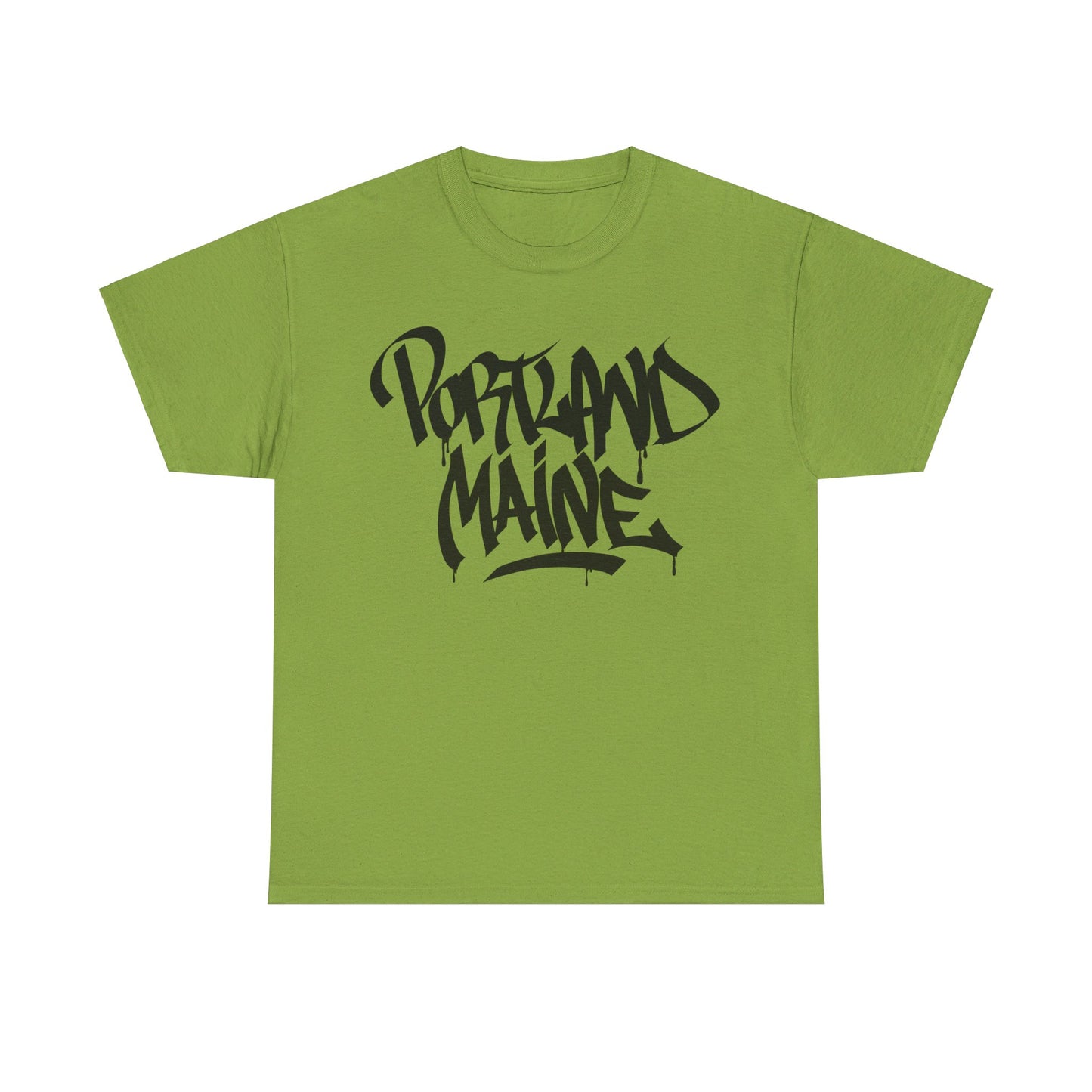 Portland Maine Black Letter T-Shirt