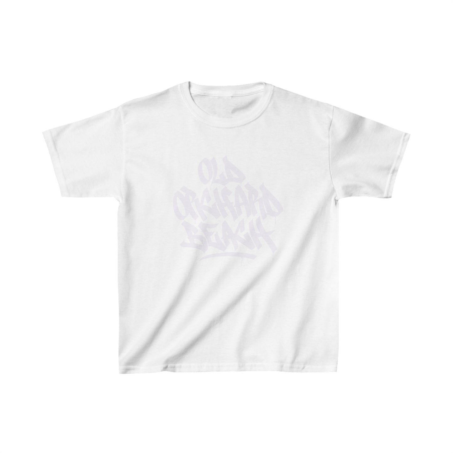 Kids Old Orchard Beach White Letter T-Shirt