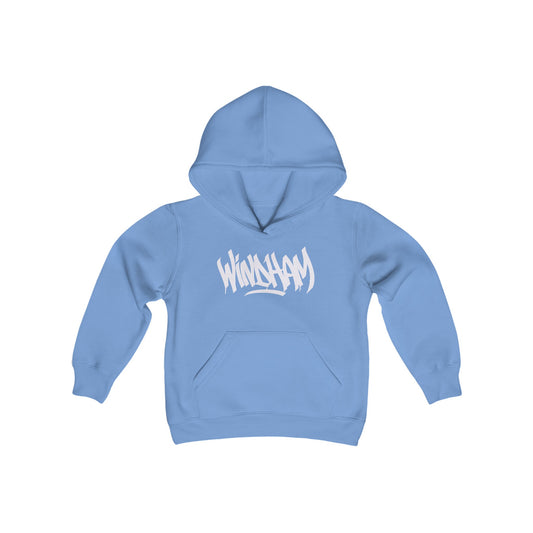 Kids Windham White Letter Hoodie