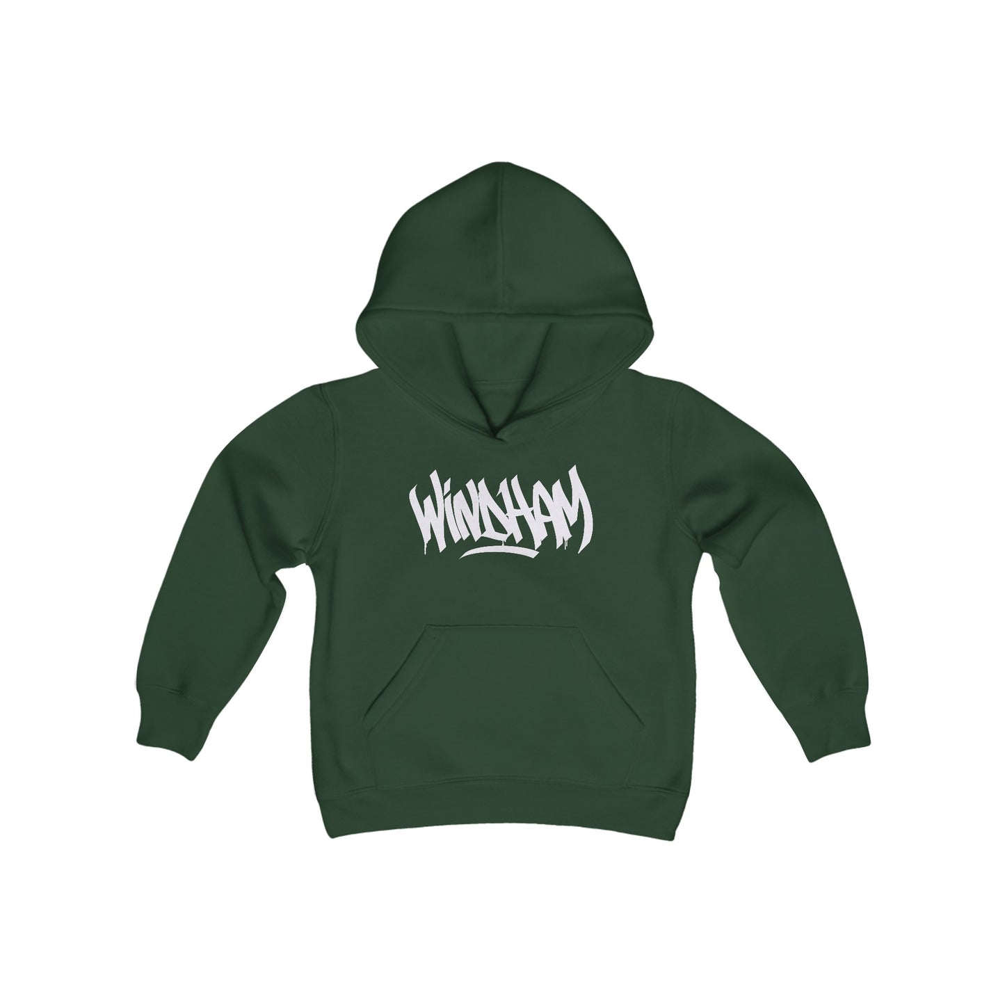 Kids Windham White Letter Hoodie