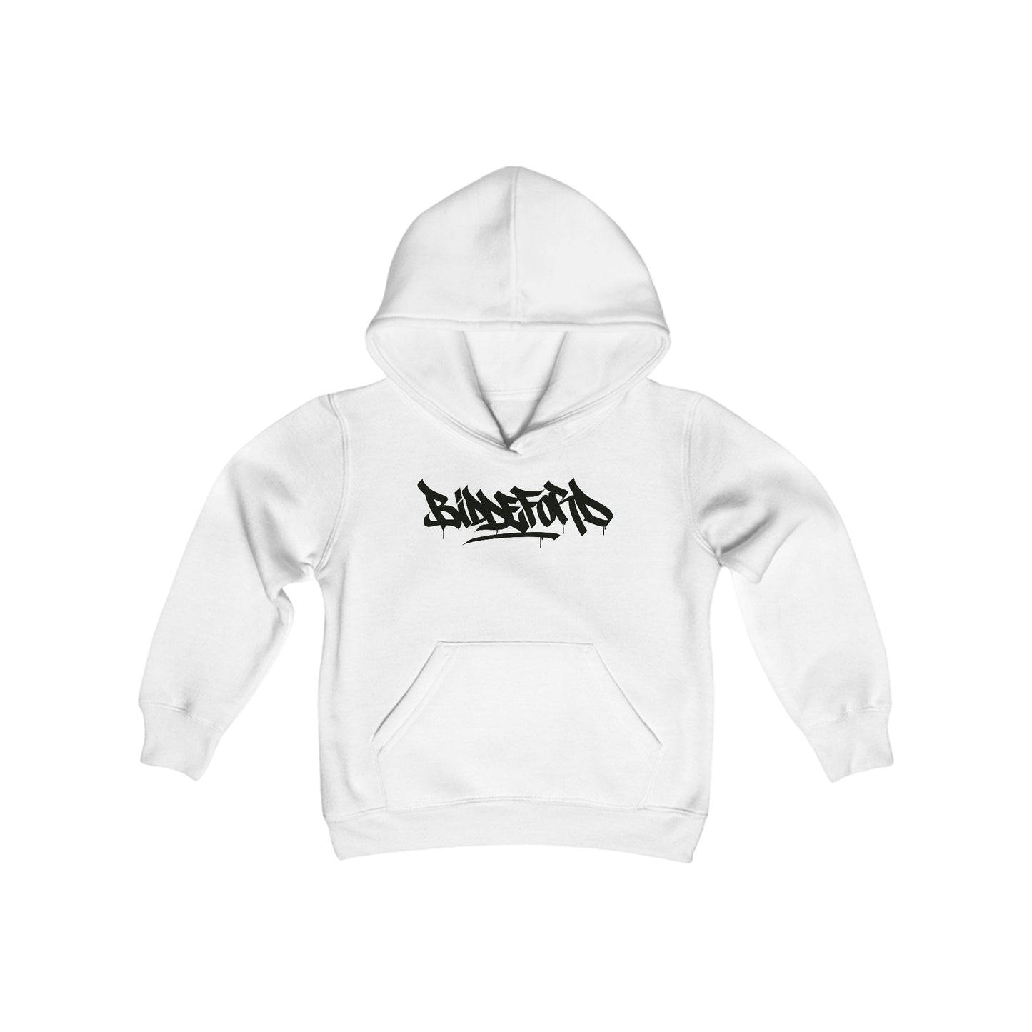 Kids Biddeford Black Letter Hoodie