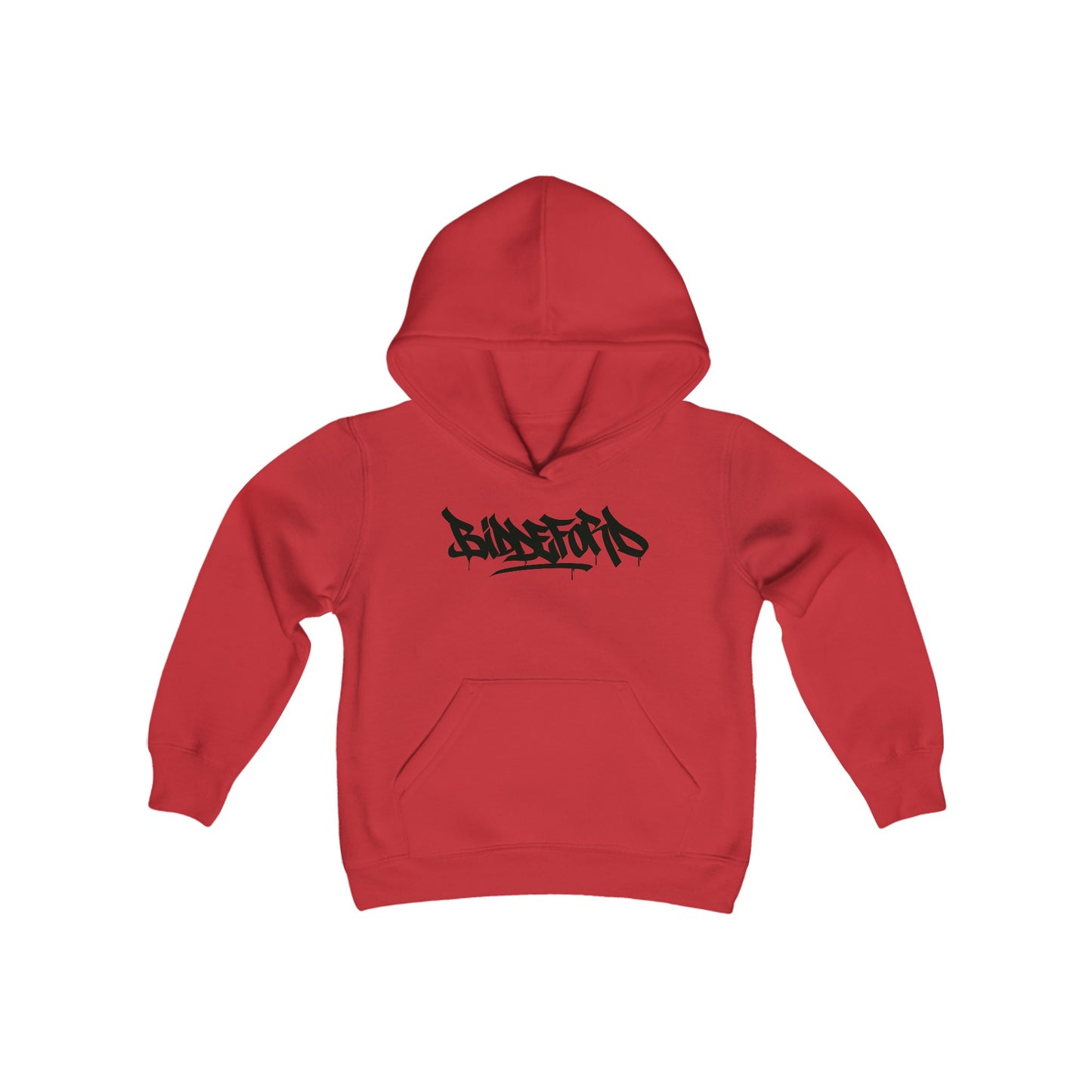 Kids Biddeford Black Letter Hoodie