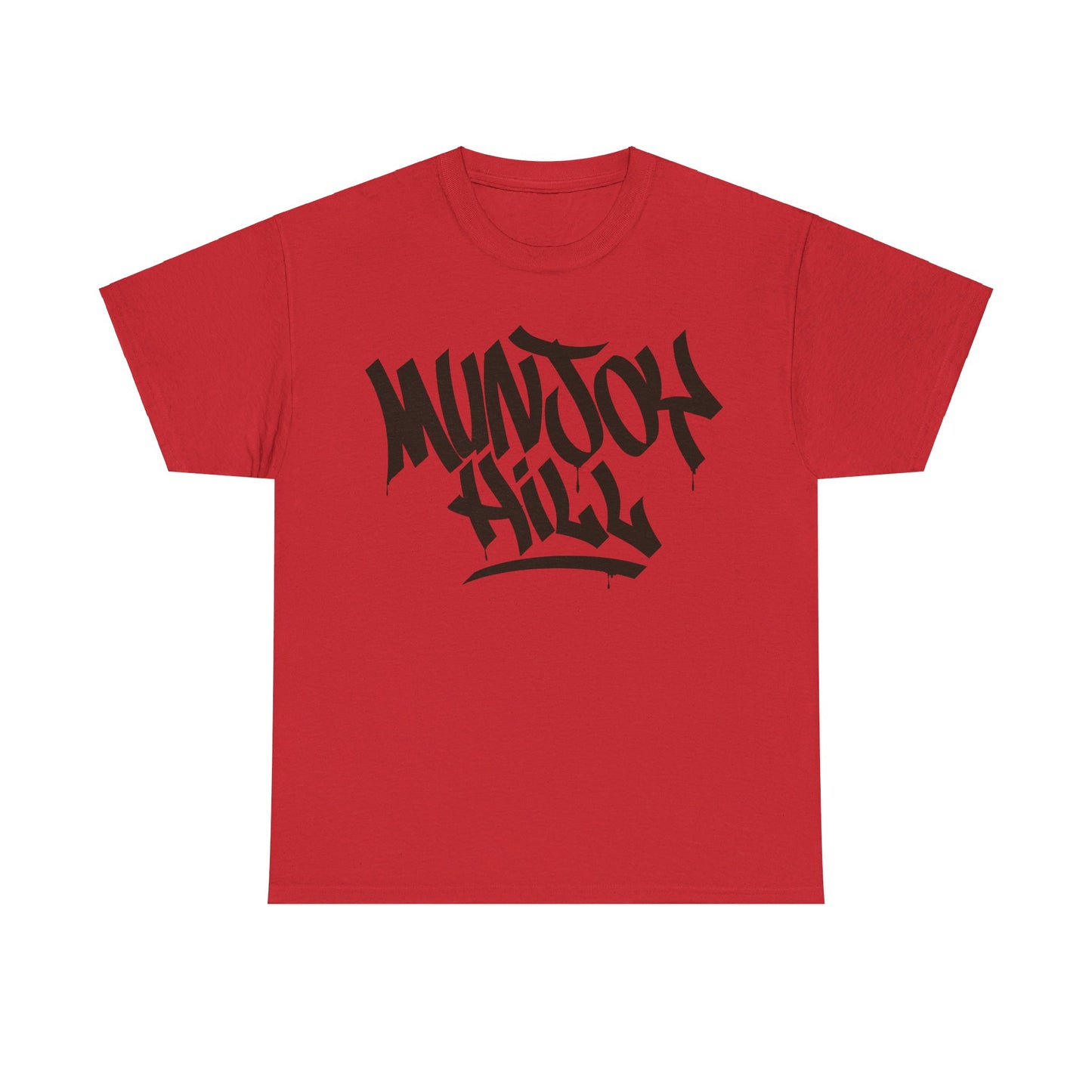 Munjoy Hill Black Letter T-Shirt