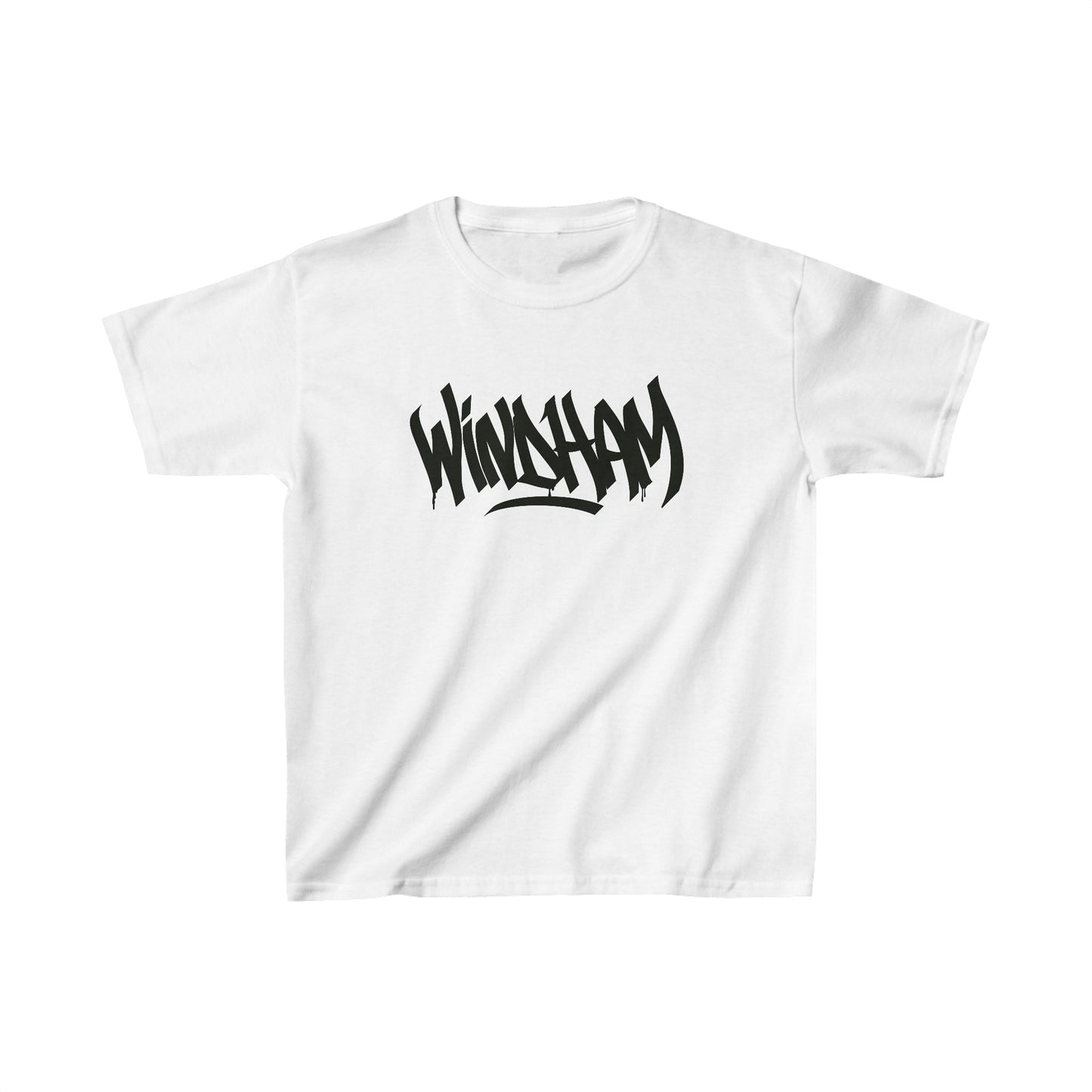 Kids Windham Black Letter T-Shirt