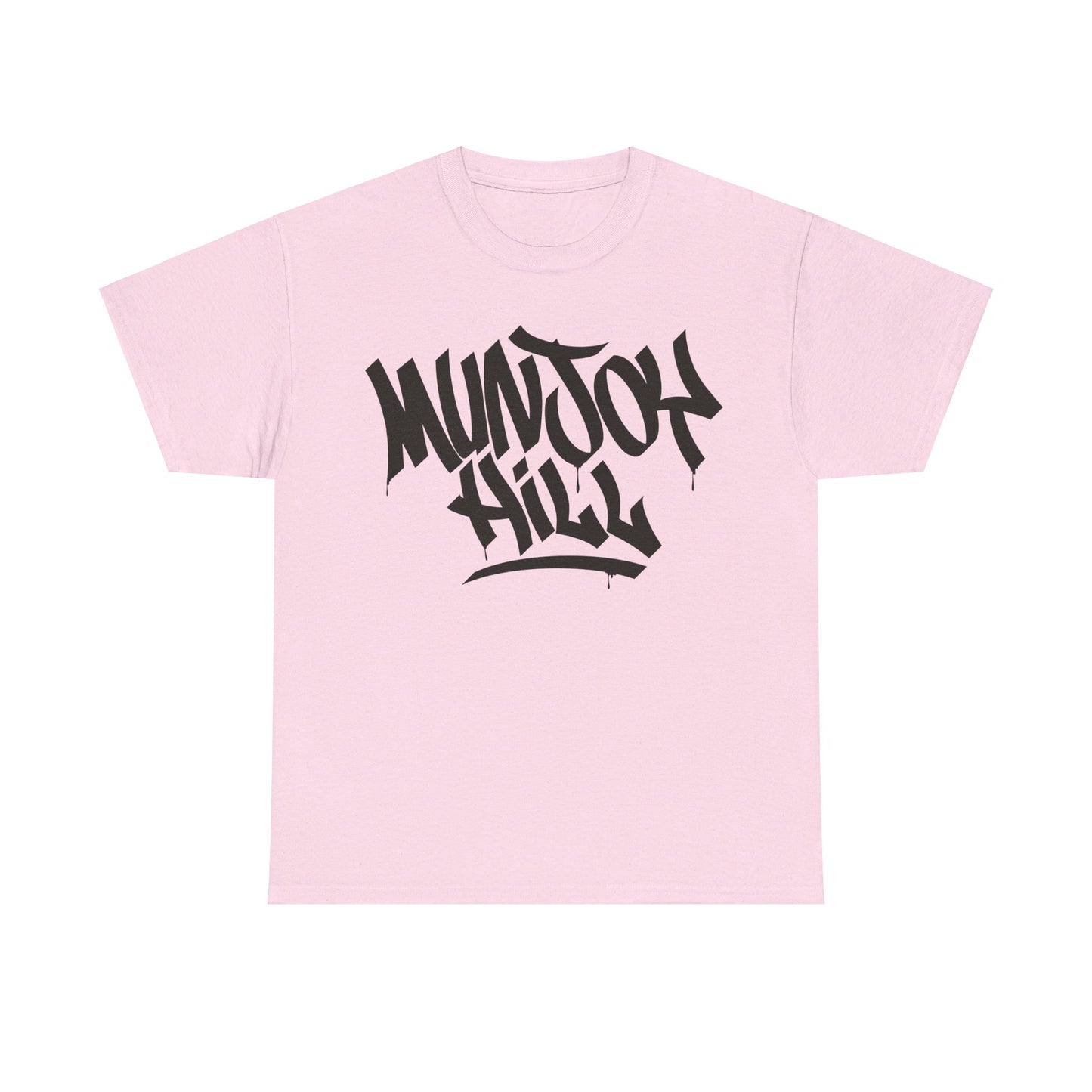 Munjoy Hill Black Letter T-Shirt