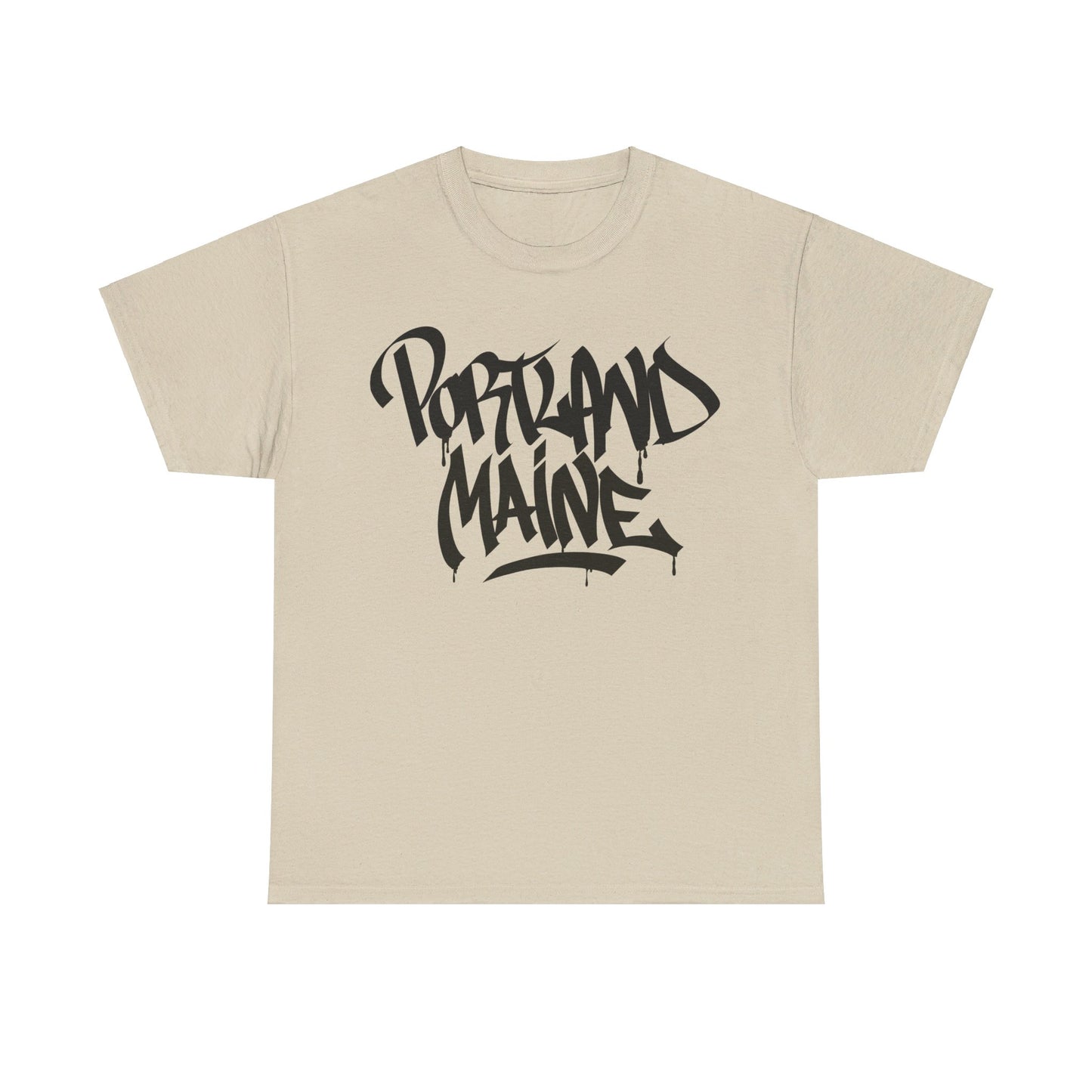 Portland Maine Black Letter T-Shirt