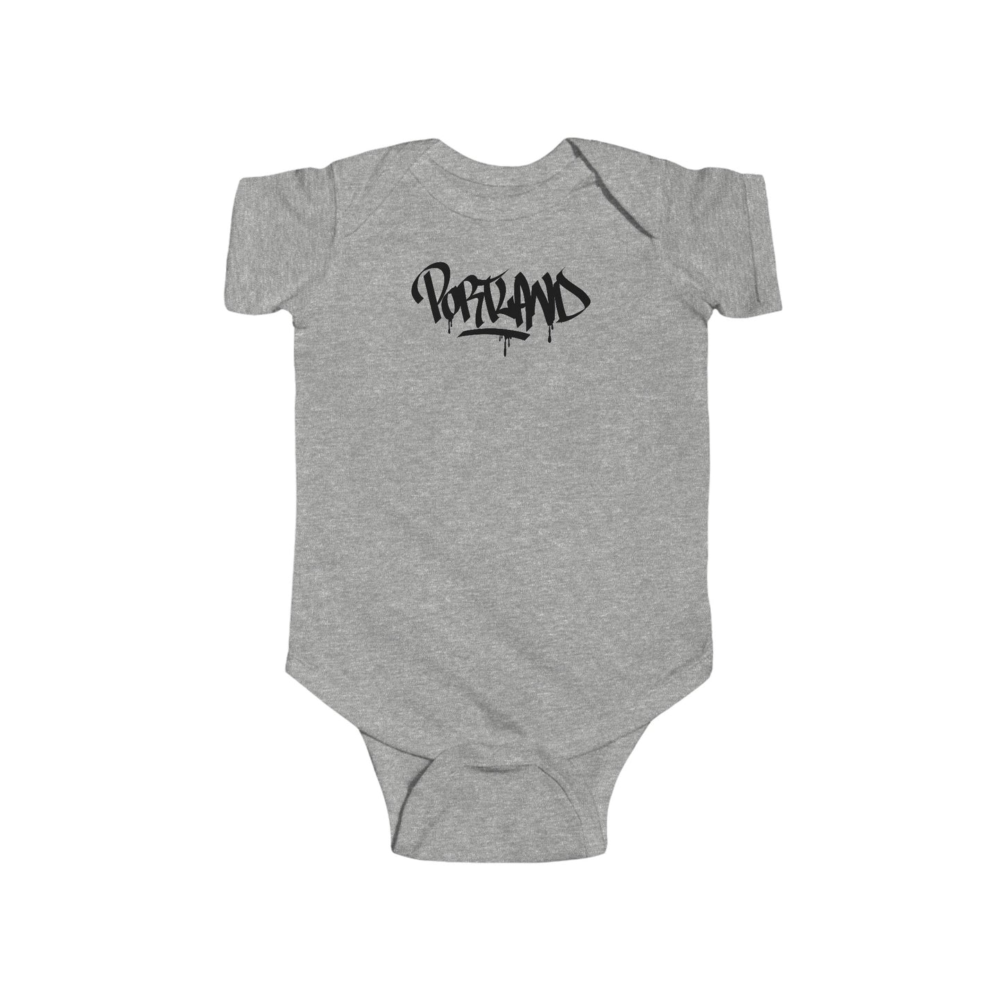 Infant Portland Black Letter Bodysuit