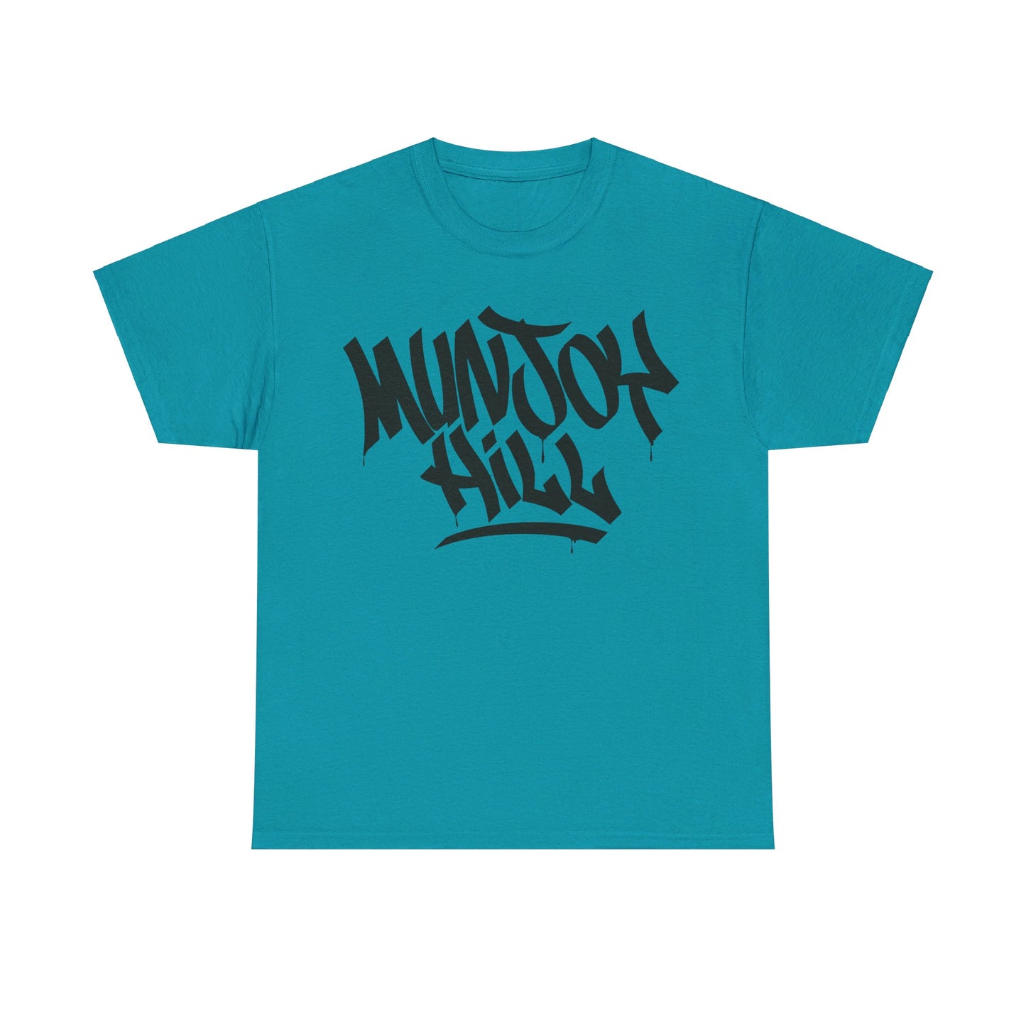 Munjoy Hill Black Letter T-Shirt