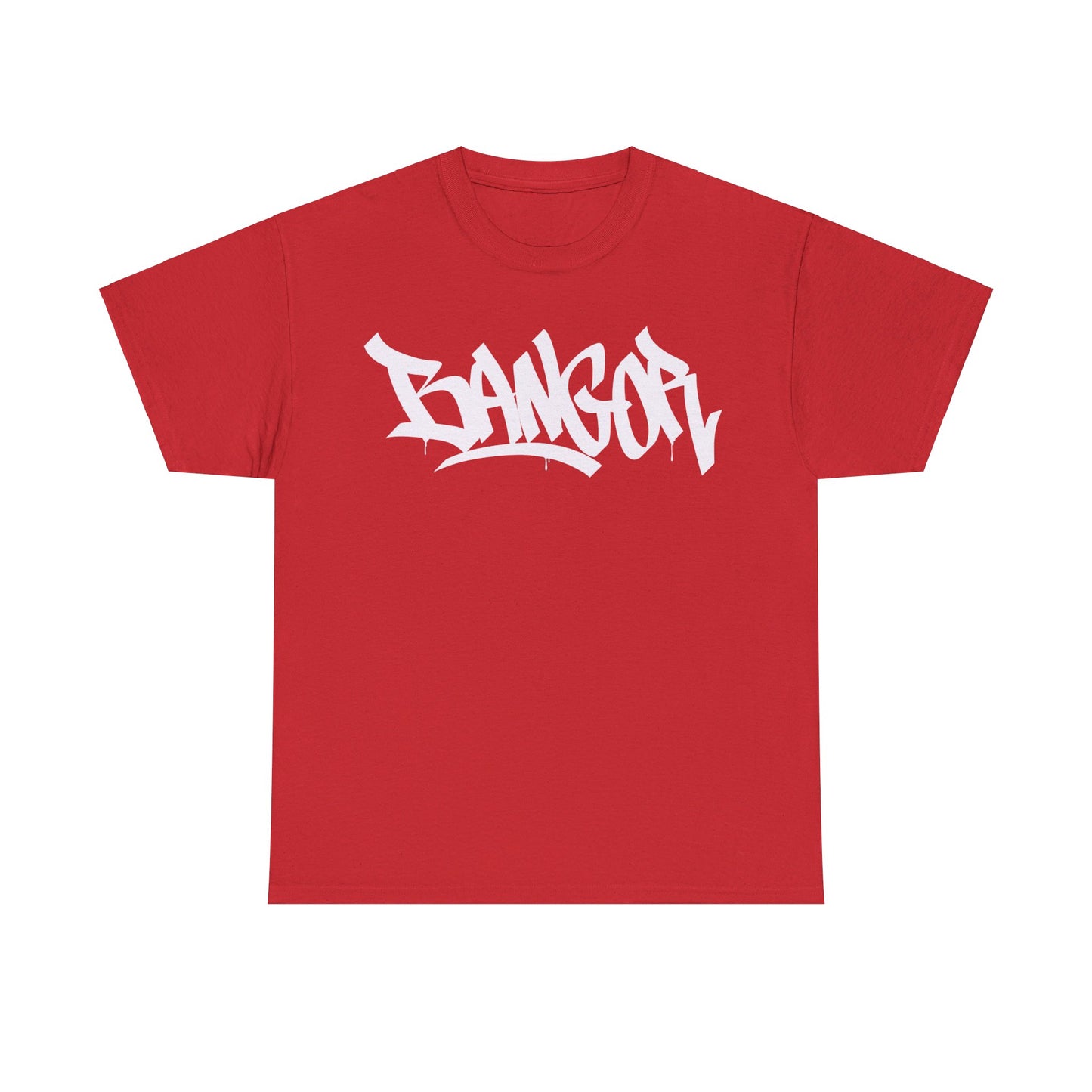 Bangor White Letter T-Shirt