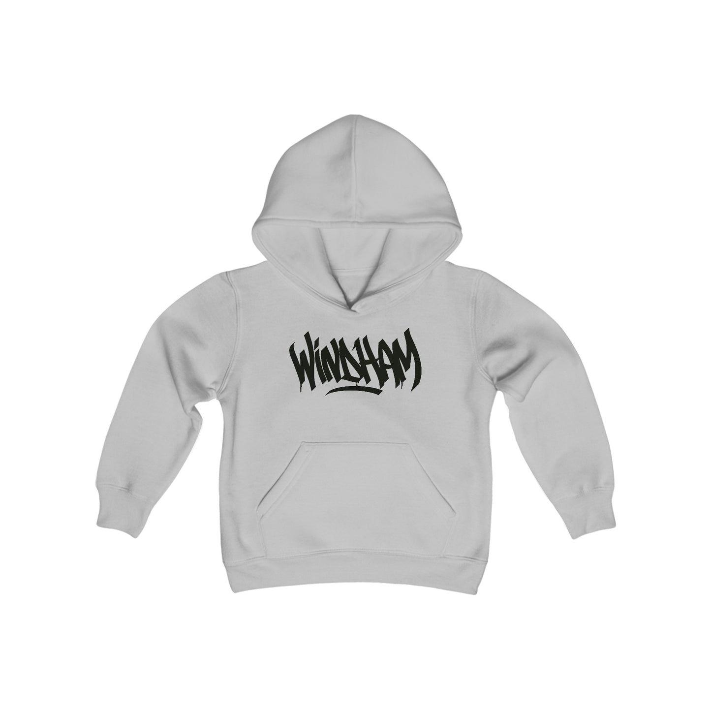 Kids Windham Black Letter Hoodie