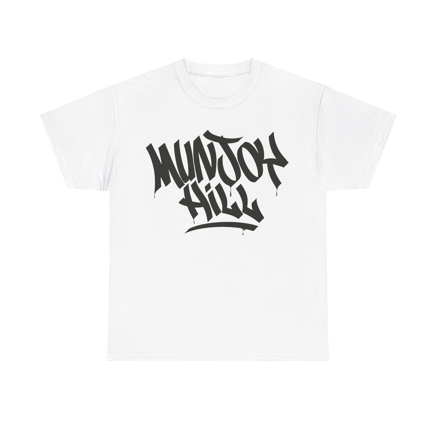 Munjoy Hill Black Letter T-Shirt