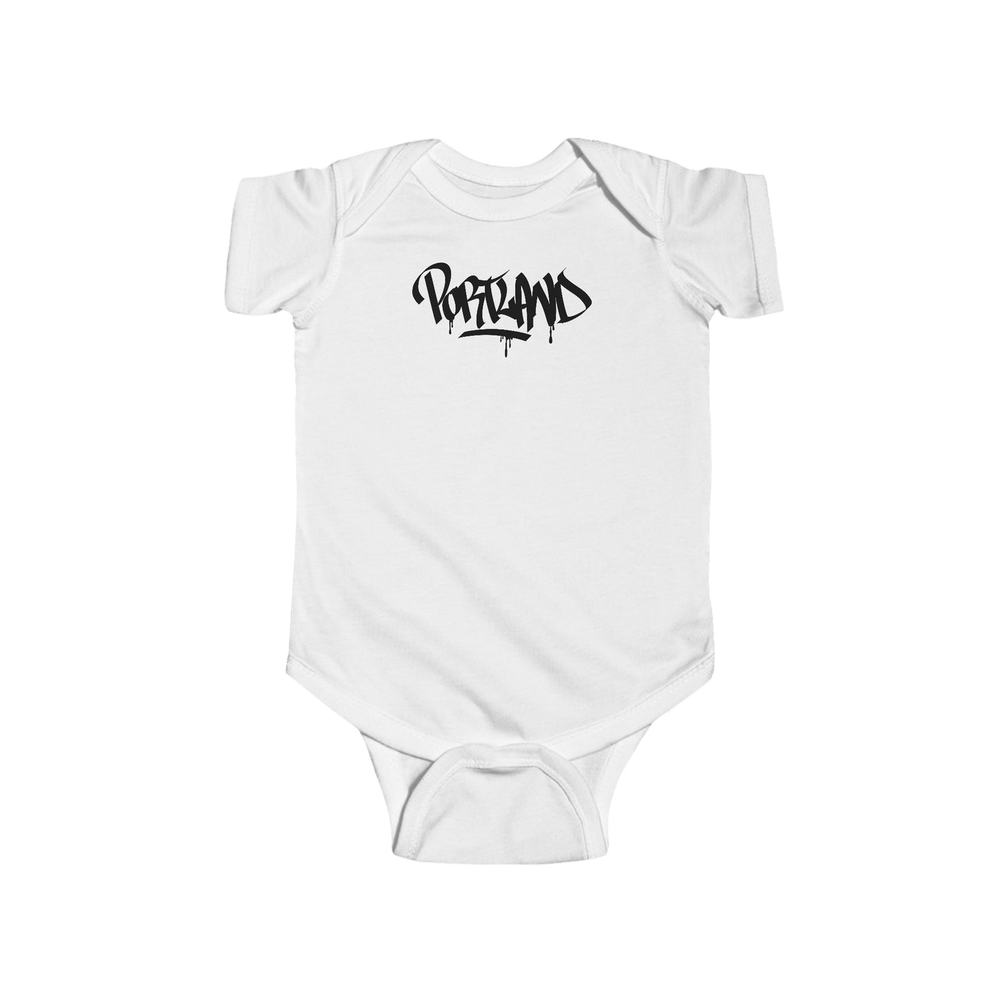 Infant Portland Black Letter Bodysuit