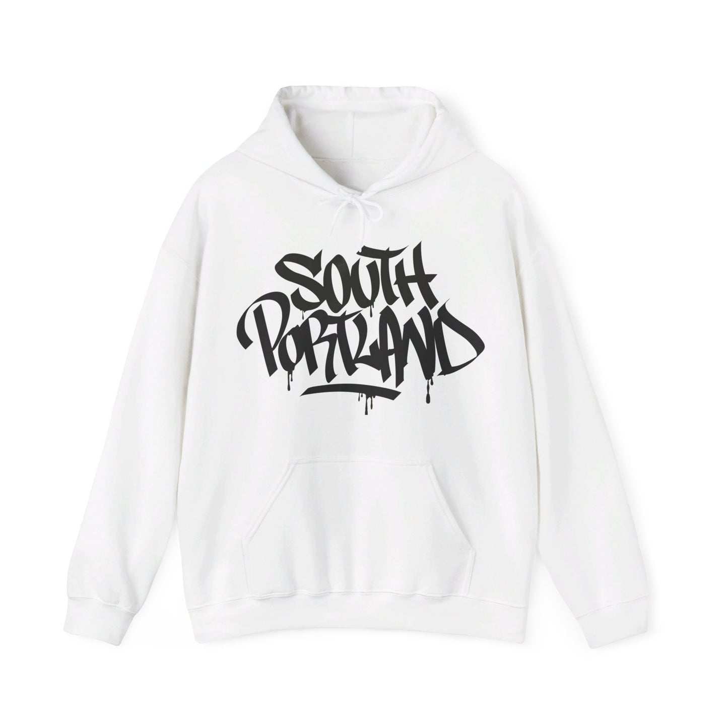 South Portland Black Letter Hoodie