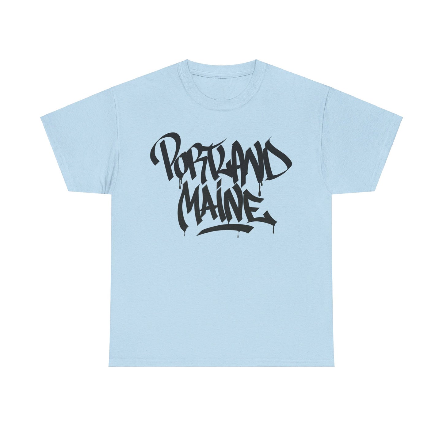 Portland Maine Black Letter T-Shirt