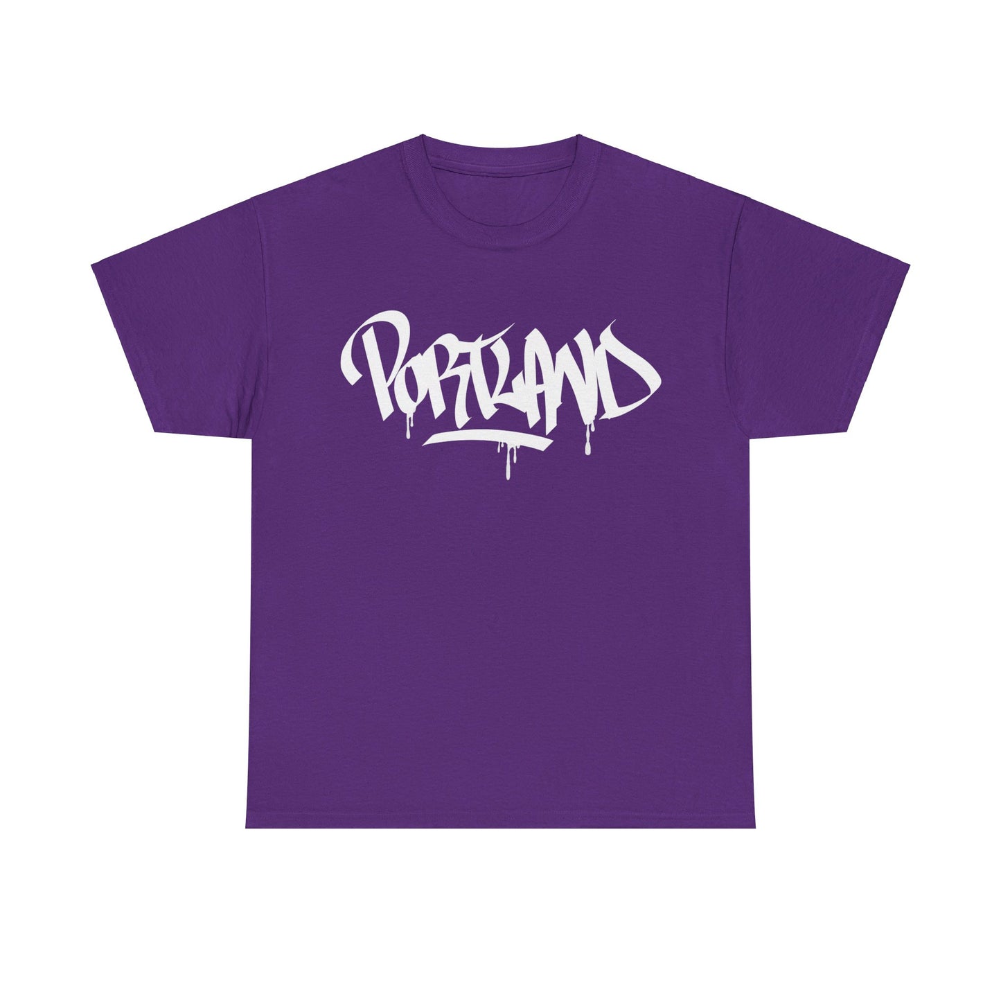 Portland White Letter Tee