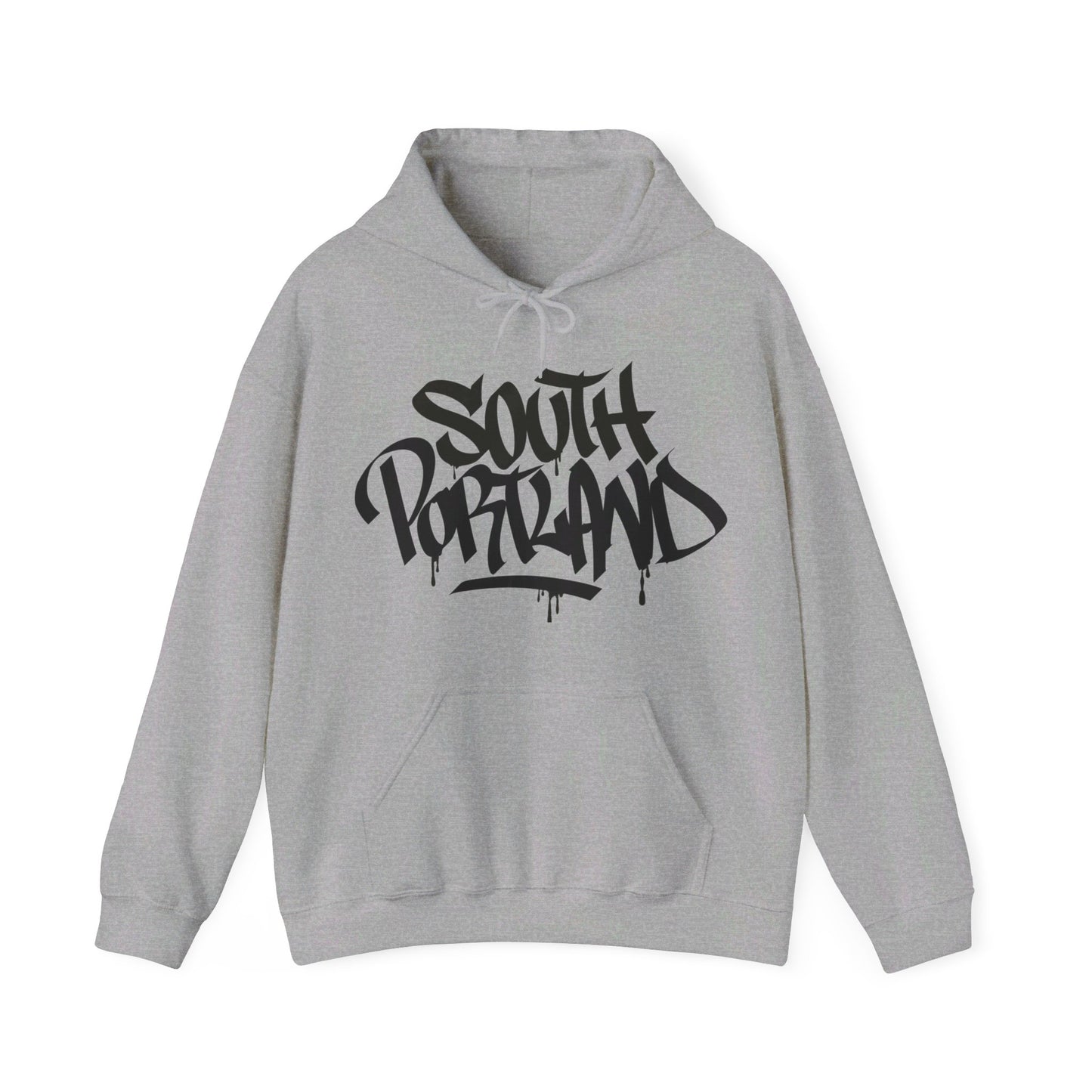 South Portland Black Letter Hoodie