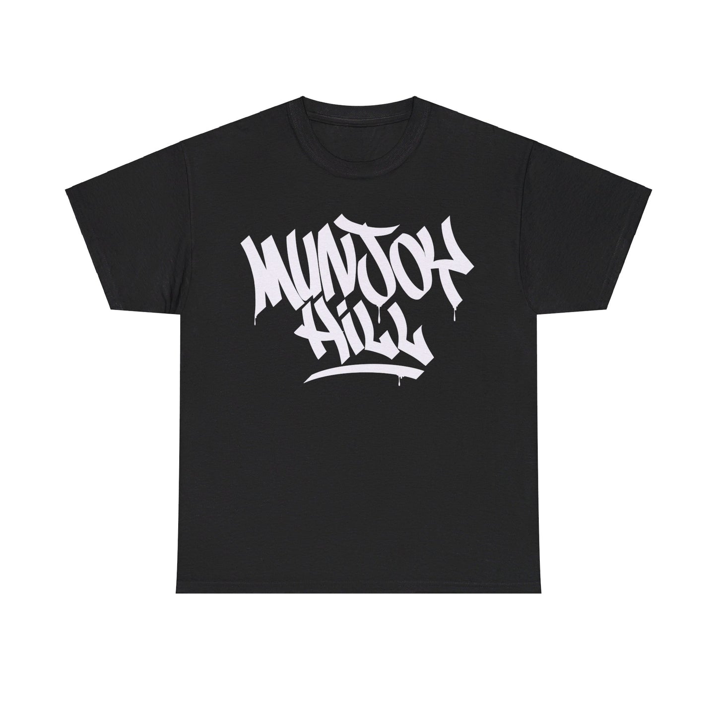 Munjoy Hill White Letter T-Shirt