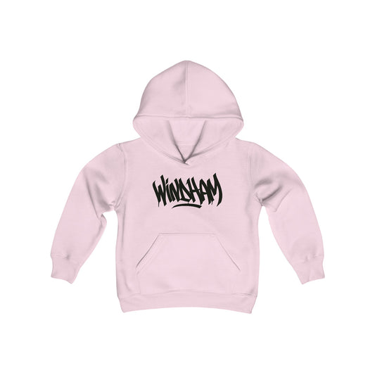 Kids Windham Black Letter Hoodie