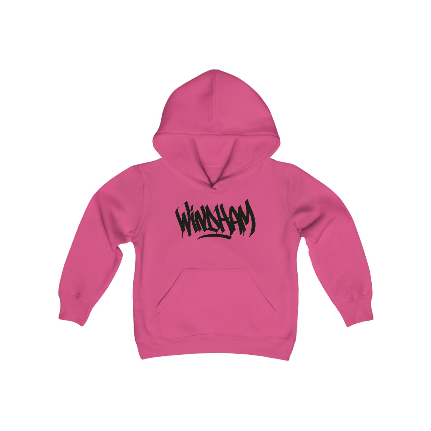 Kids Windham Black Letter Hoodie