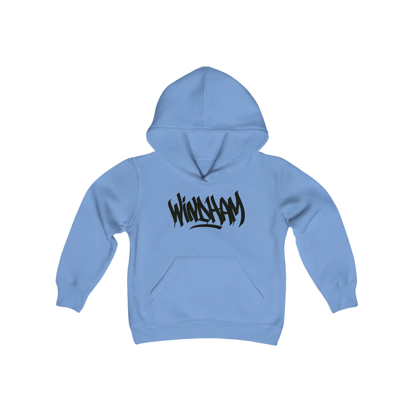 Kids Windham Black Letter Hoodie