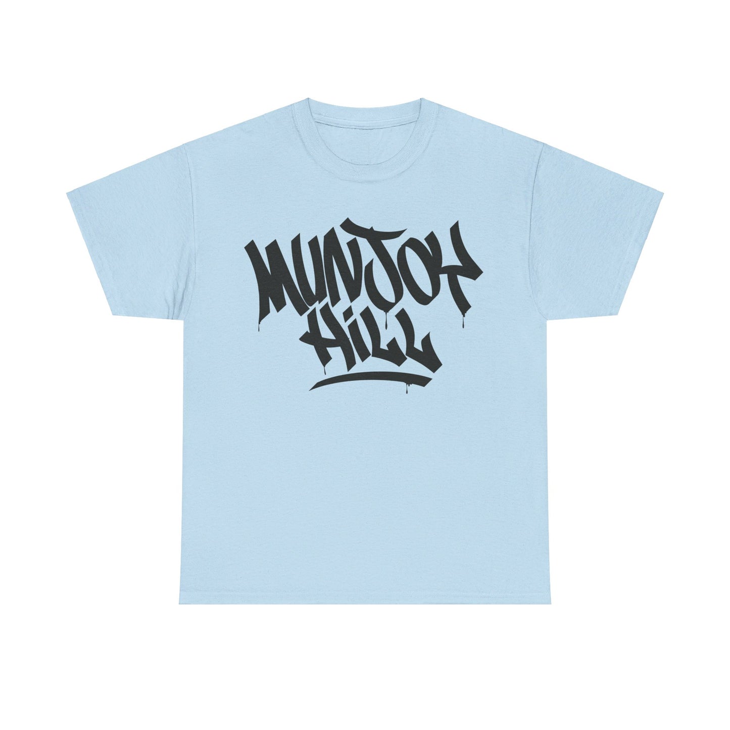 Munjoy Hill Black Letter T-Shirt