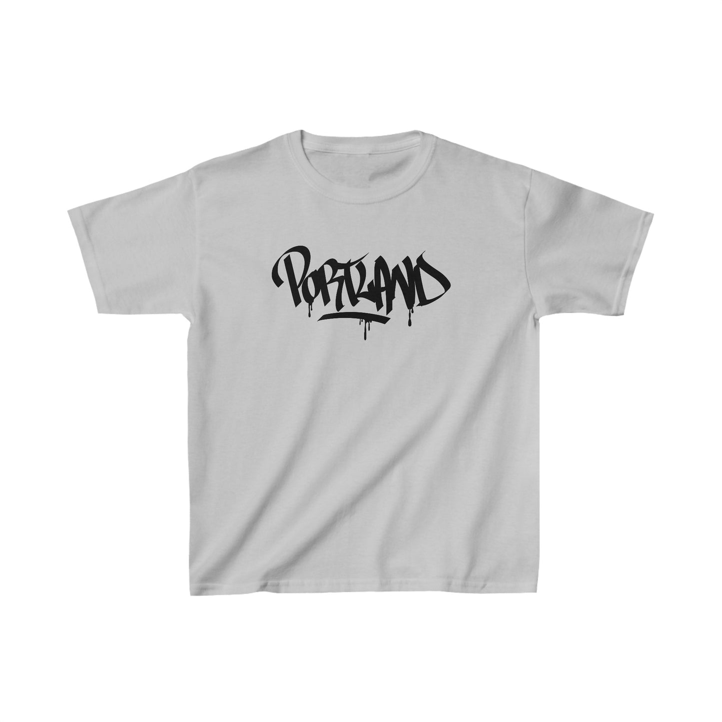 Kids Portland Black Letter T-Shirt