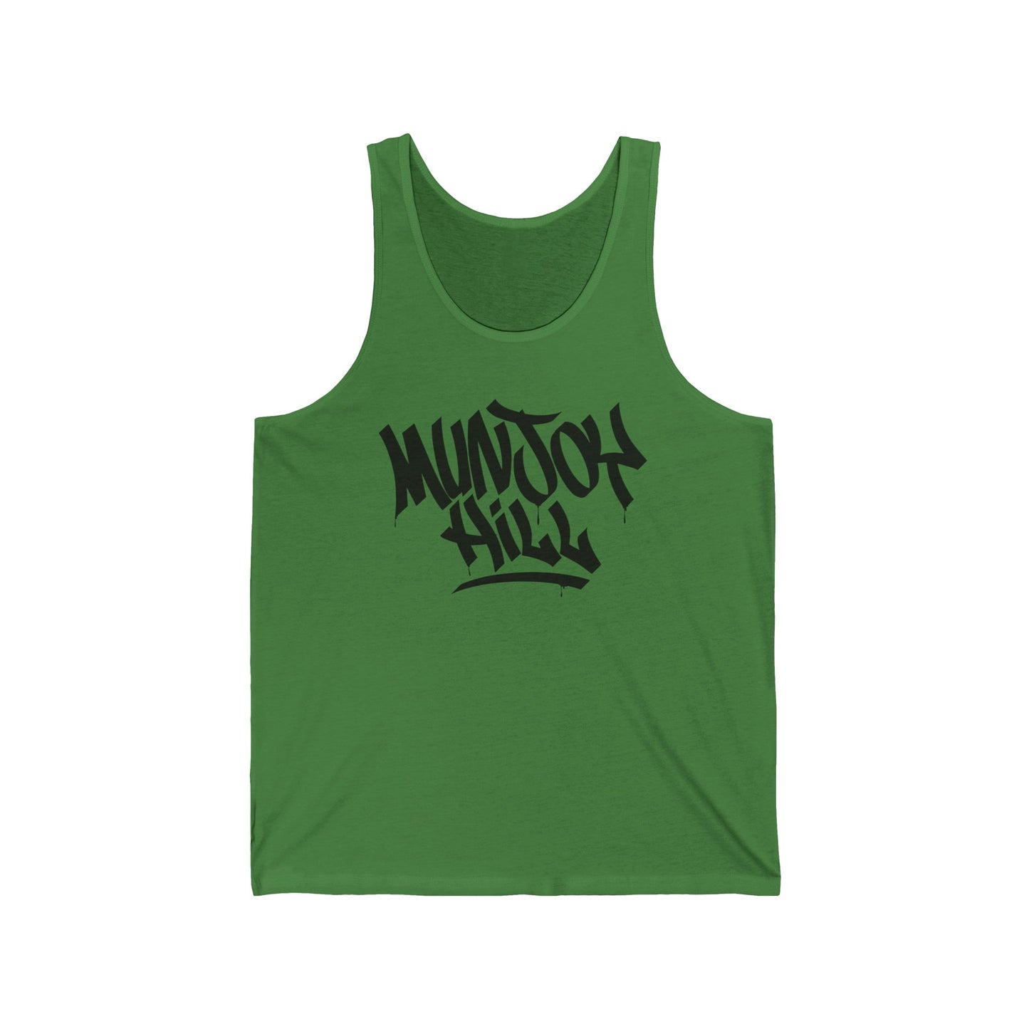 Unisex Munjoy Hill Black Letter Tank