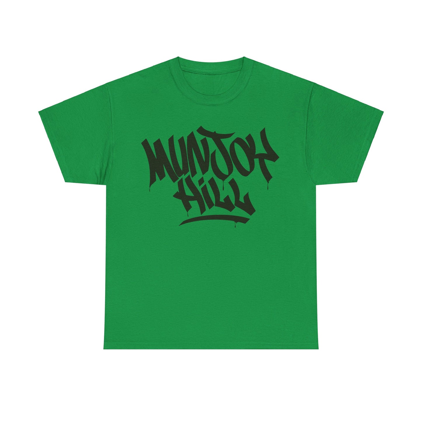 Munjoy Hill Black Letter T-Shirt