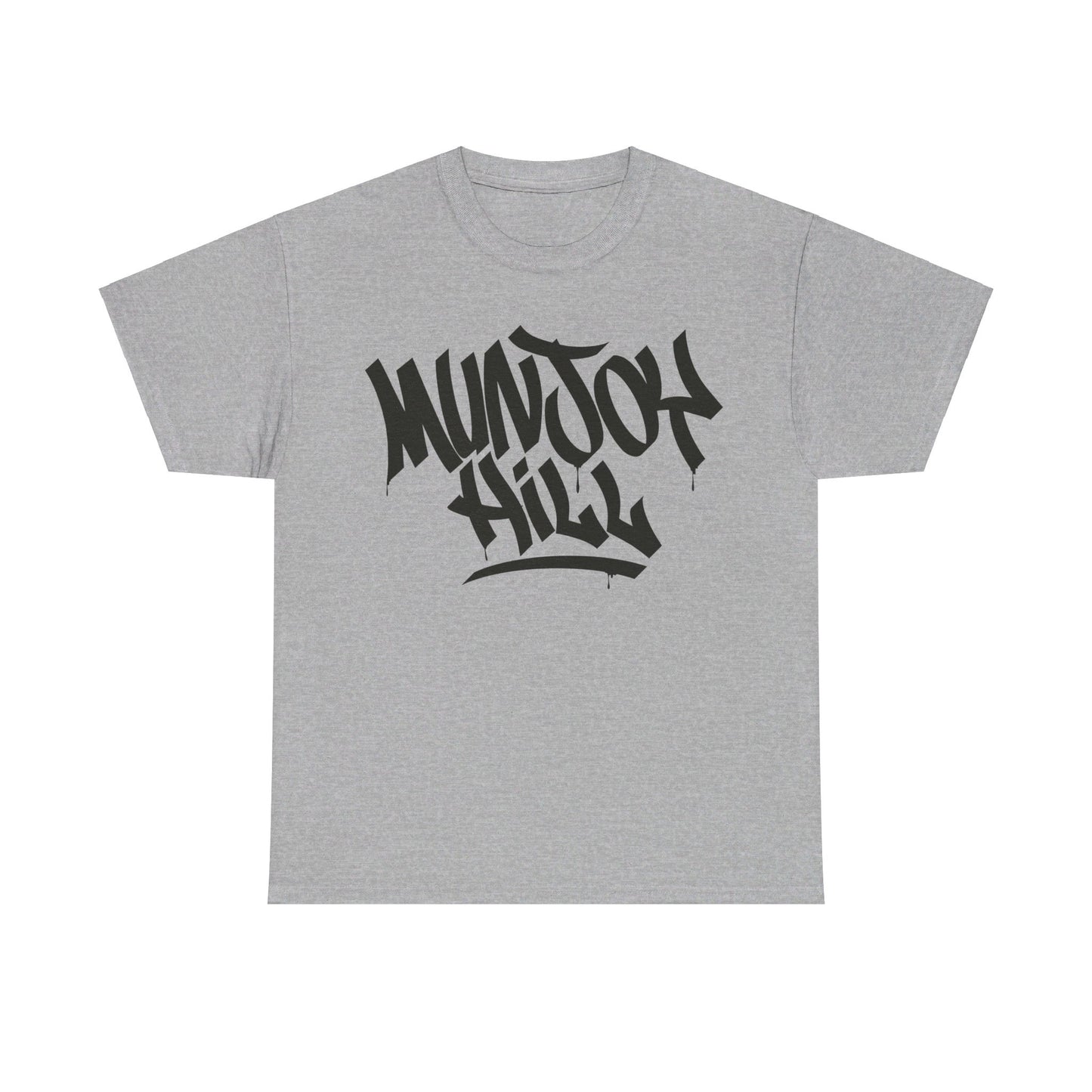 Munjoy Hill Black Letter T-Shirt