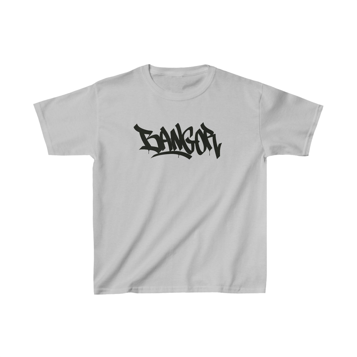 Kids Bangor Black Letter T-Shirt