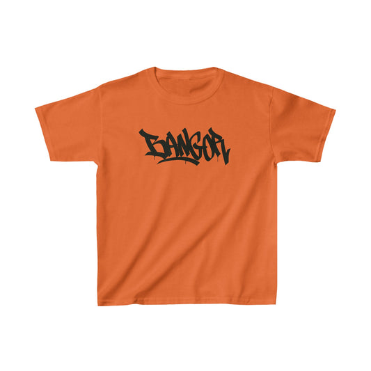 Kids Bangor Black Letter T-Shirt