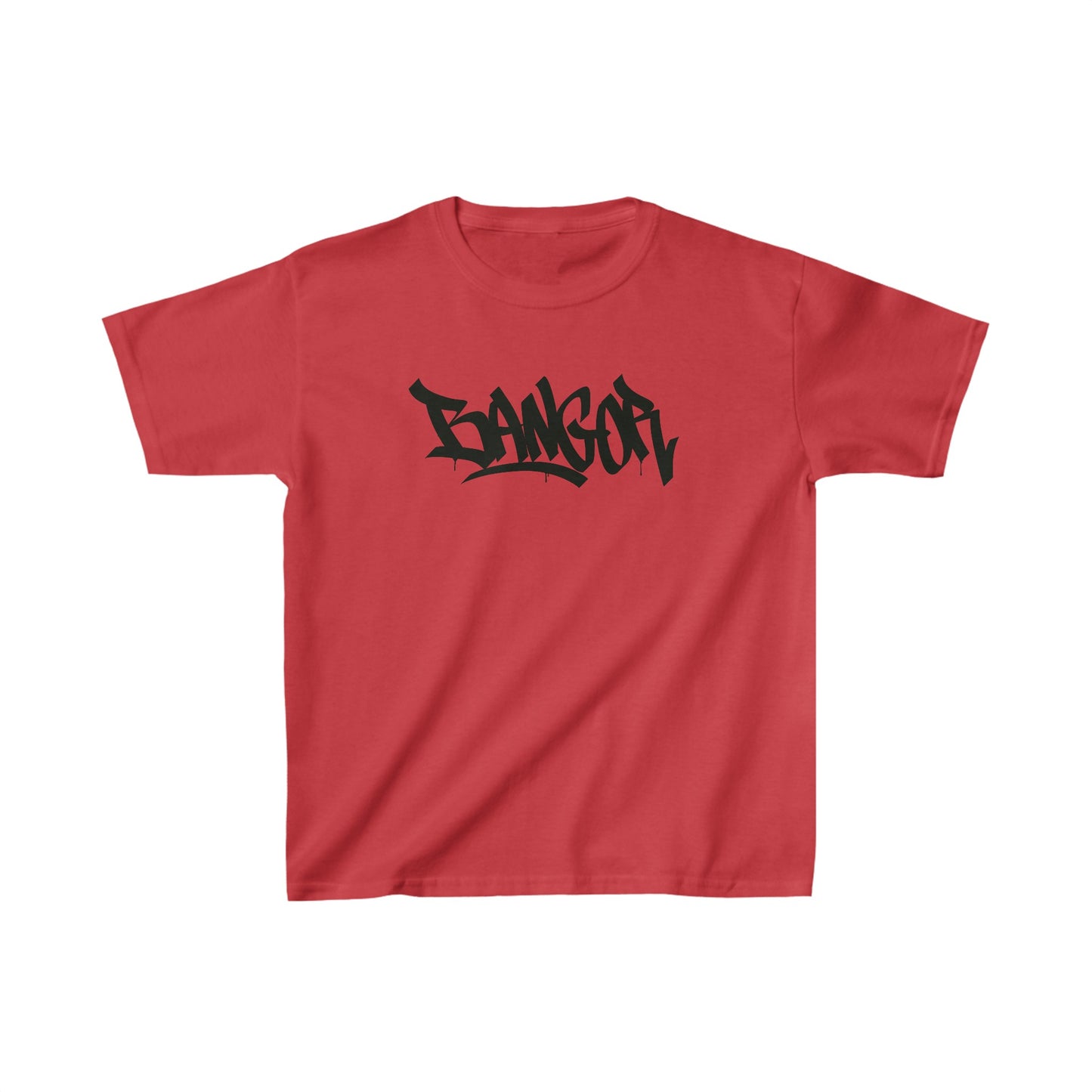 Kids Bangor Black Letter T-Shirt