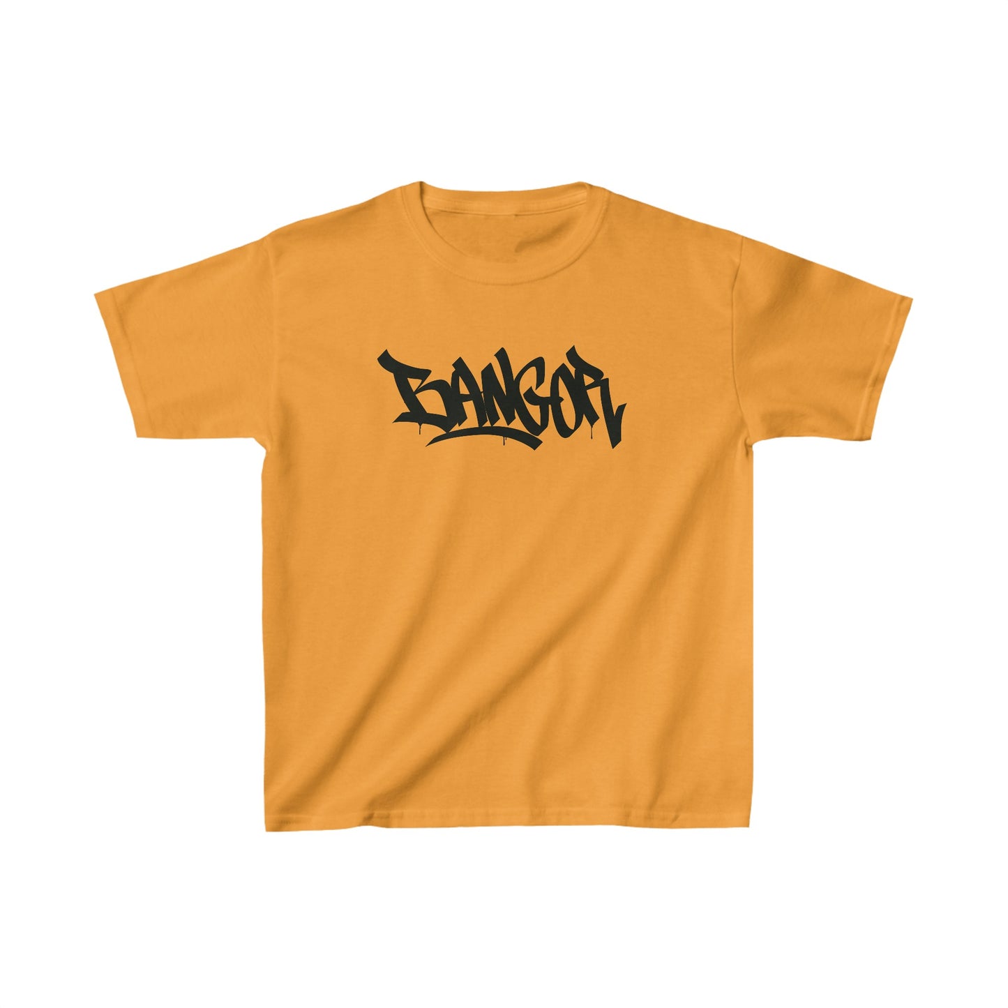 Kids Bangor Black Letter T-Shirt