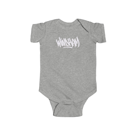 Infant Windham White Letter Bodysuit