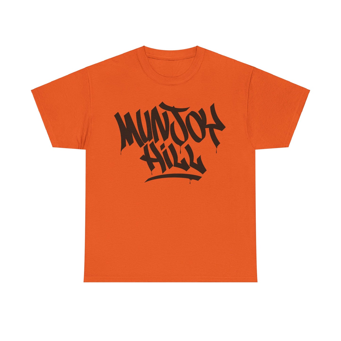 Munjoy Hill Black Letter T-Shirt