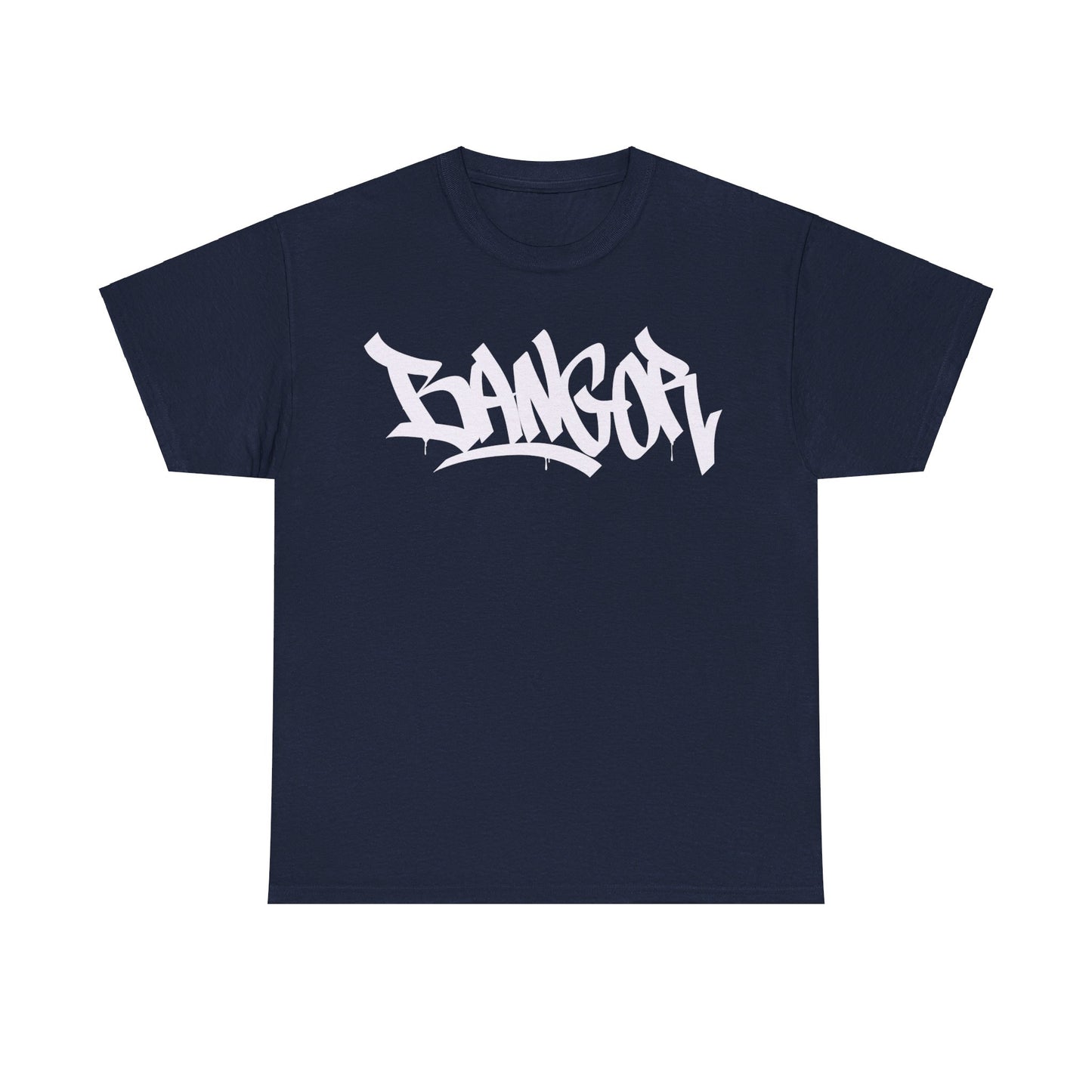 Bangor White Letter T-Shirt