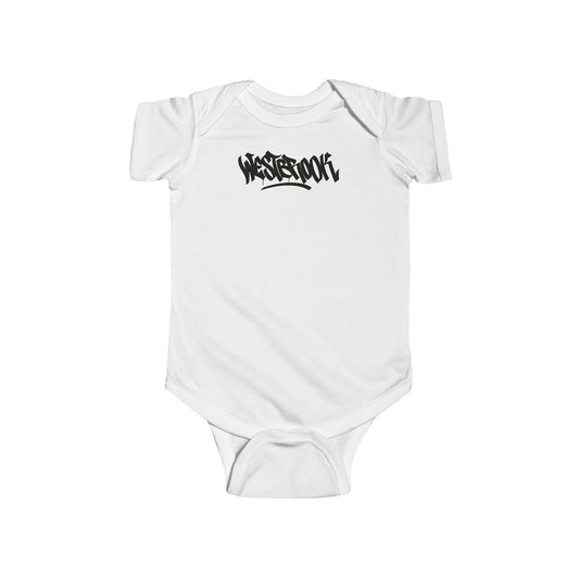 Infant Westbrook Black Letter Bodysuit