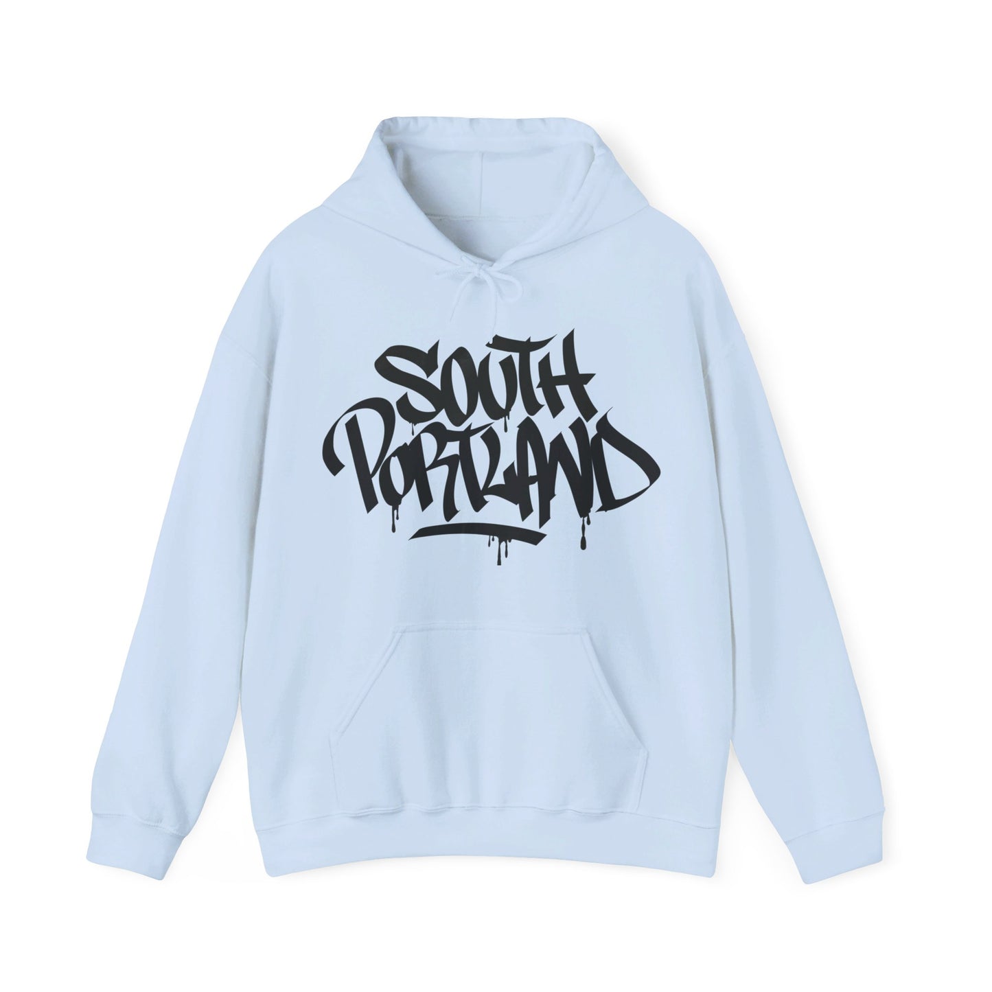 South Portland Black Letter Hoodie