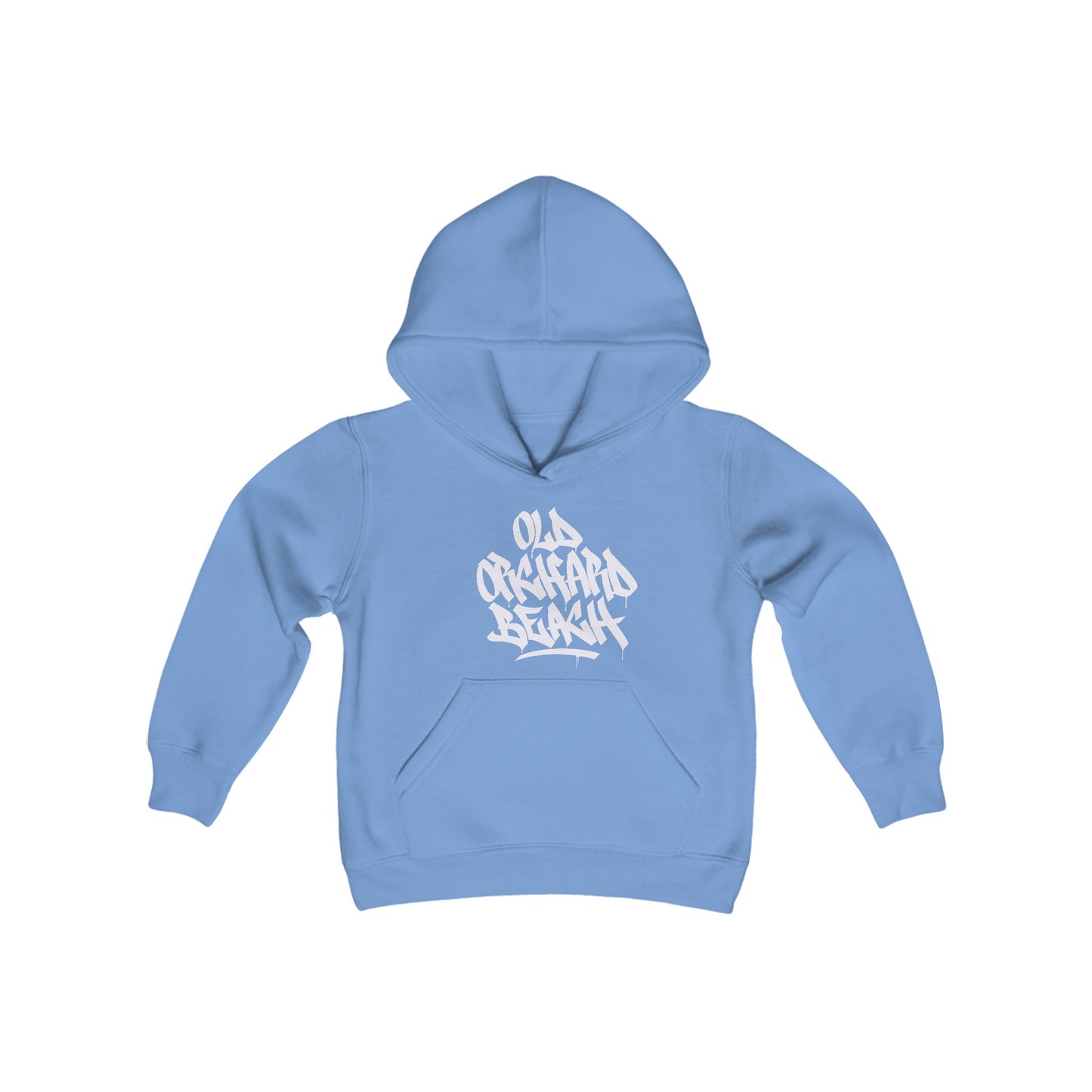 Kids Old Orchard Beach White Letter Hoodie