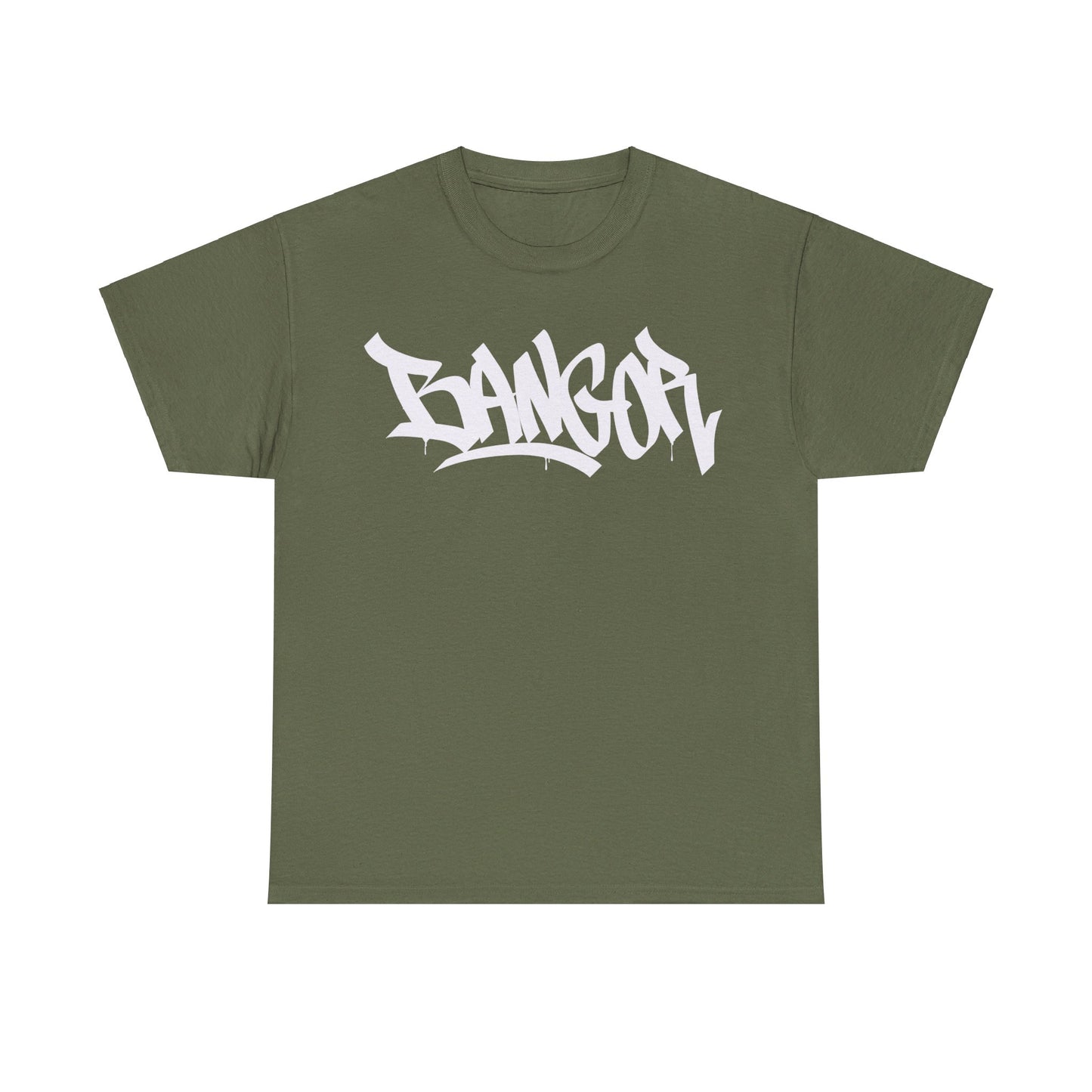 Bangor White Letter T-Shirt