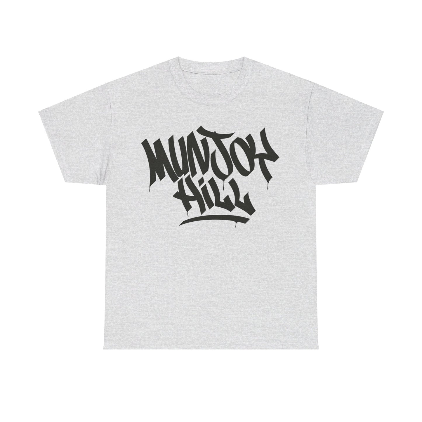 Munjoy Hill Black Letter T-Shirt