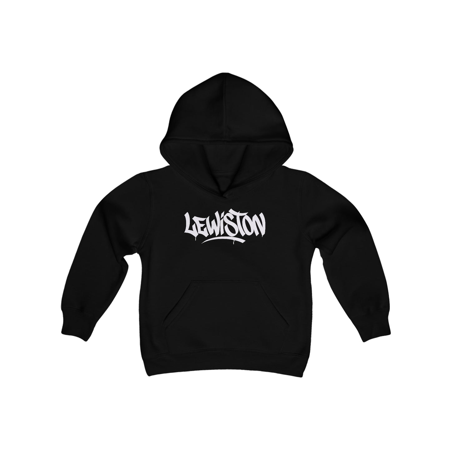 Kids Lewiston White Letter Hoodie