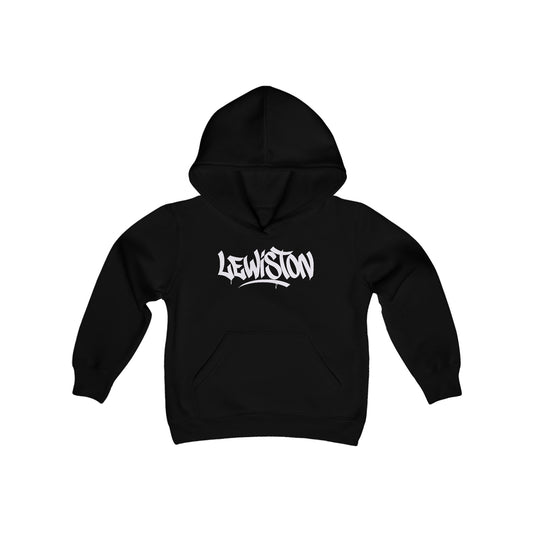 Kids Lewiston White Letter Hoodie